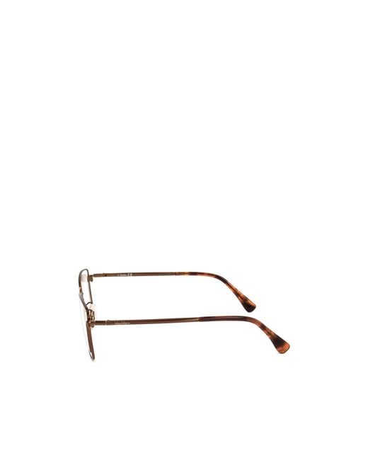 Max Mara White Square Frame Glasses