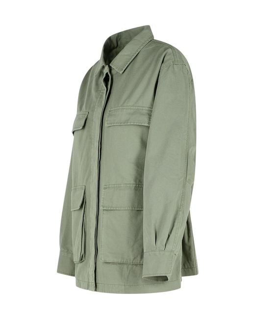 Closed Green Utility Pocket Jacket