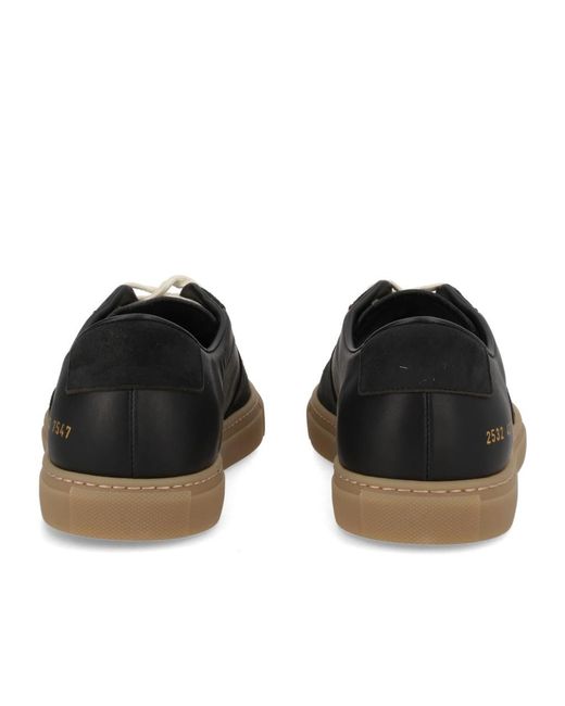 Common Projects Black Bball Low-Top Sneakers for men