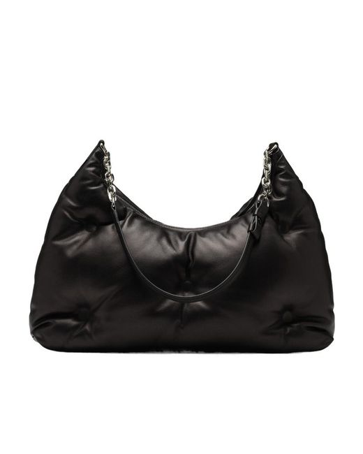 Maison Margiela Black Glam Slam Medium Shoulder Bag