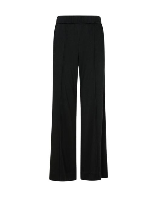 Jil Sander Black Wide-Leg Trousers