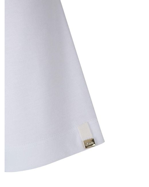 Herno White Short-Sleeved Crewneck T-Shirt