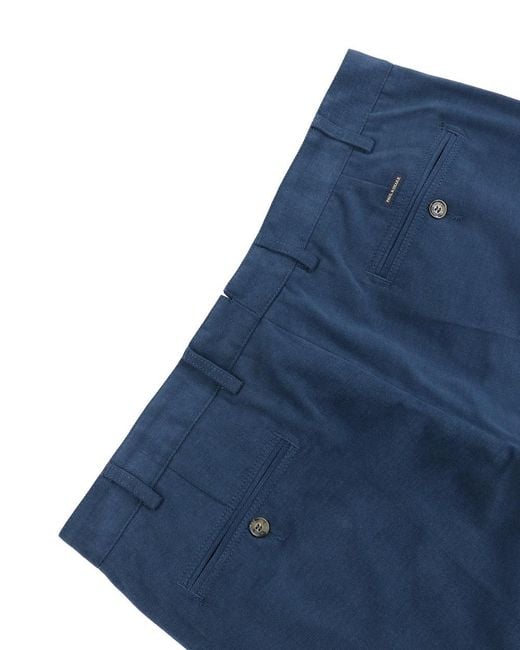 Paul & Shark Blue Straight Casual Pants for men