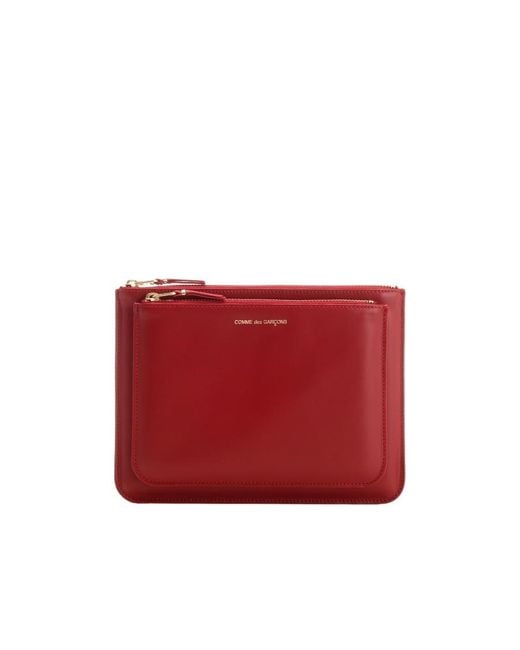 Comme des Garçons Red Logo Wallet for men