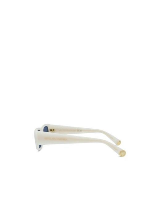 Stella McCartney Blue Rectangular Sunglasses