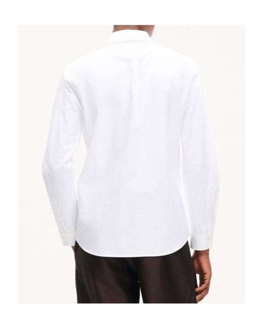KENZO White Jumping Tiger' Embroidered Casual Shirt for men