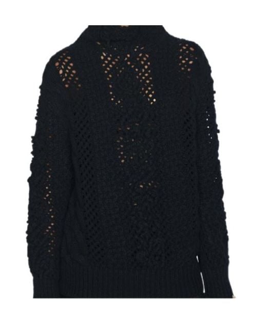 Dior Black Stand Collar Sweater