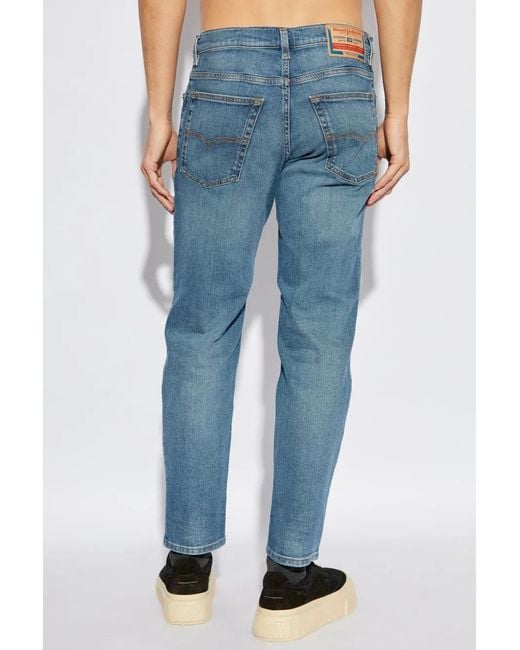 DIESEL Blue 2023 D Finitive Straight Leg Jeans for men