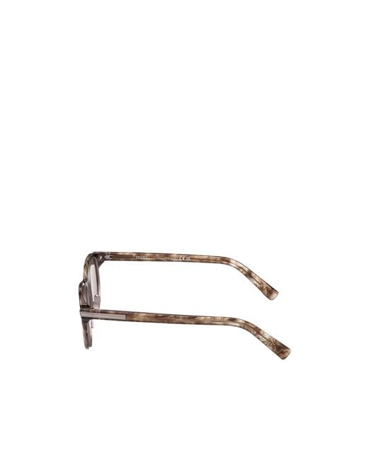 Zegna Multicolor Geometric Frame Sunglasses for men