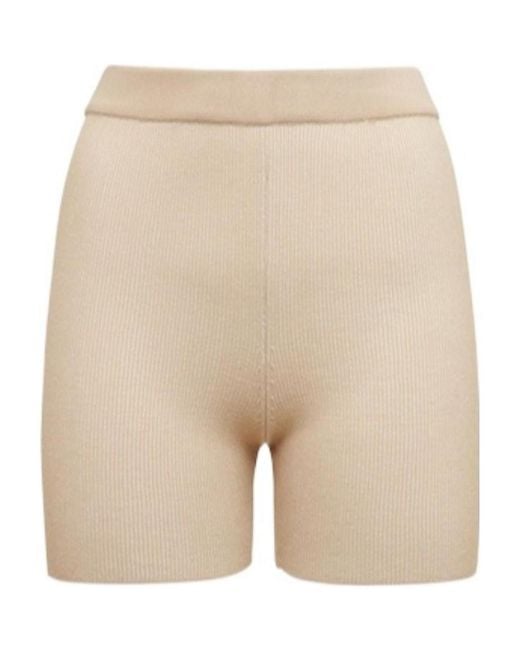 Jacquemus Natural Slim-Fit Casual Shorts