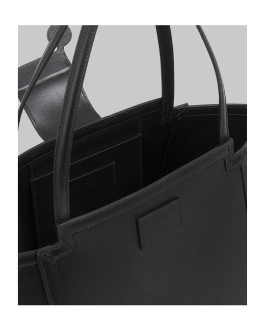 Marni Black Leather Mini Riviera Bag