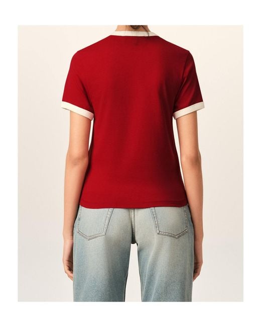 AMI Ami De Coeur Embroidered Crewneck T-Shirt