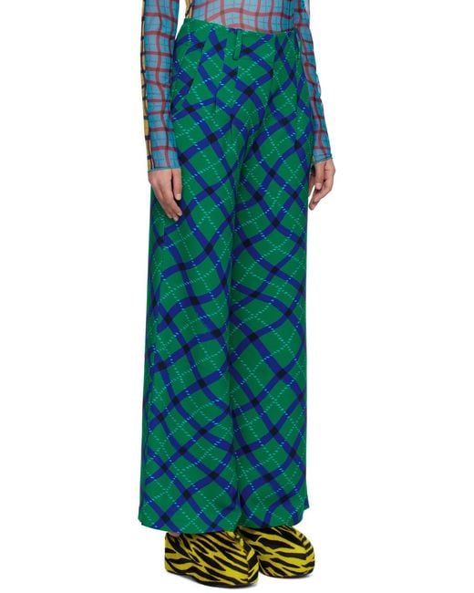 Simon Miller Green Patterned Casual Pants