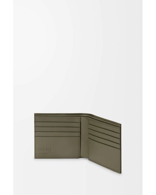 Loewe Green Anagram Bifold Wallet for men