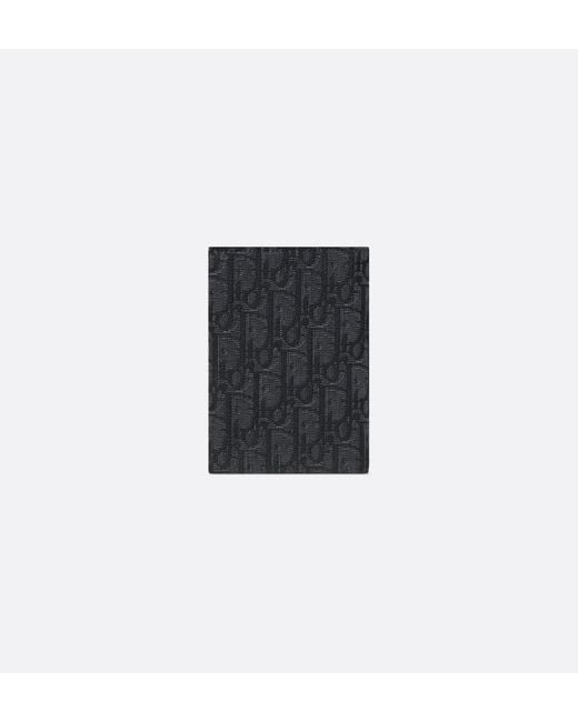 Dior Black Passport Cover for men