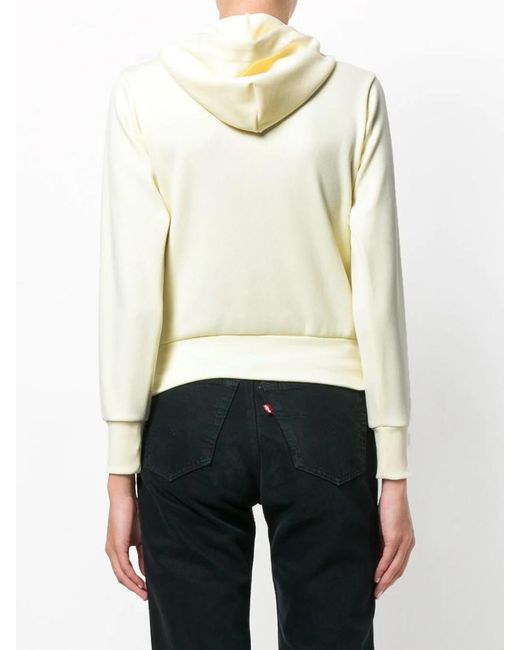 COMME DES GARÇONS PLAY White Logo Embroidered Hooded Sweater