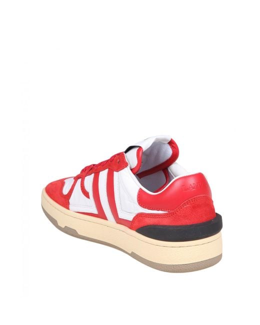 Lanvin Pink Low-Top Trainers