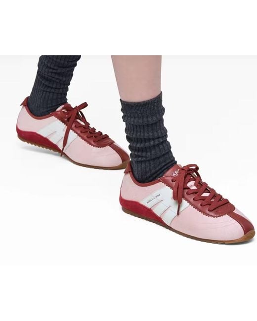 Marc Jacobs Pink The Brushed Satin 400 Bleecker Runners