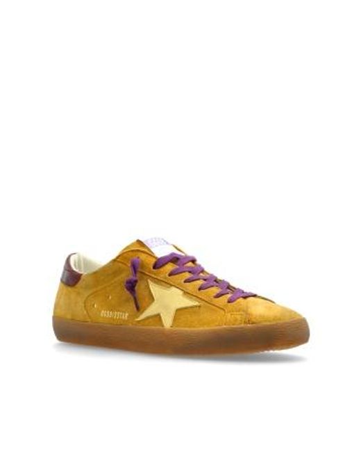 Golden Goose Deluxe Brand Brown Super Star Low-Top Sneakers for men