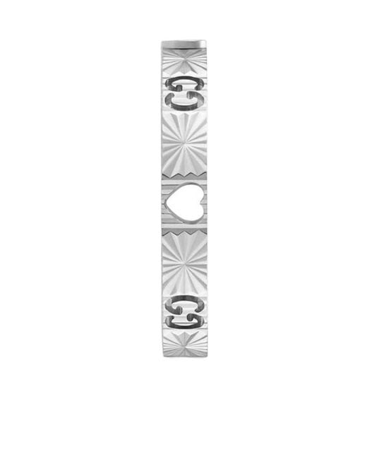 Gucci White Logo Ring