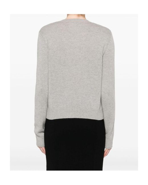 Lisa Yang Gray Mable Crewneck Sweater