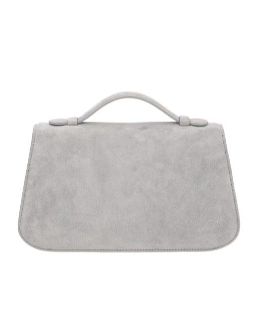 Neous Gray Flap Shoulder Bag