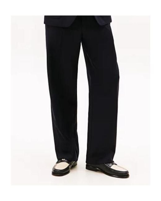 Tommy Hilfiger Black Two-Tone Loafers for men