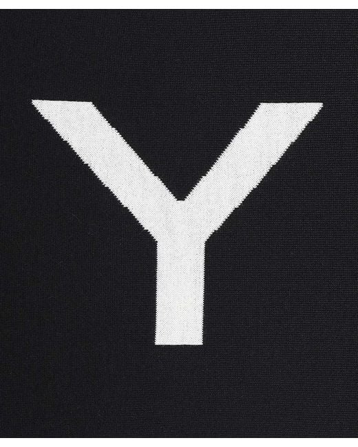 Givenchy White Logo-Intarsia Wool Scarf for men