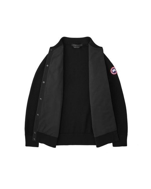 Canada Goose Black Long-Sleeved Quilted Down Jacket
