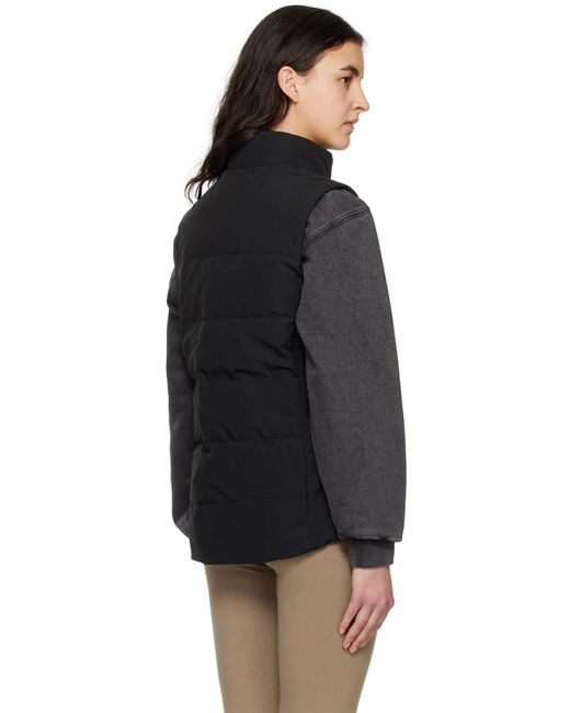 Canada Goose Black Freestyle High-Neck Down Gilet