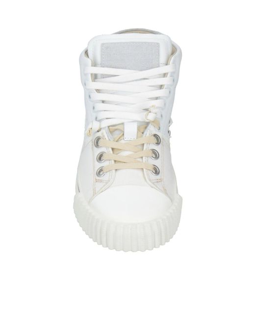 Maison Margiela White High-Top Sneakers