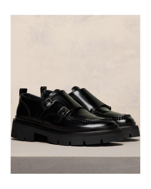 AMI Black Round-Head Casual Shoes for men