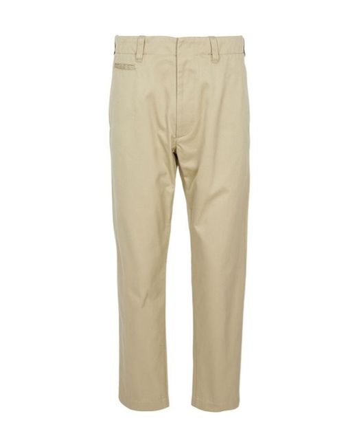 Nanamica Natural Casual Pants With Belt Loops for men