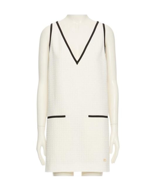 Valentino Natural Short Dress