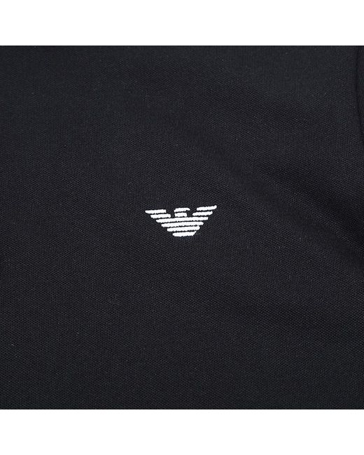 Emporio Armani White Logo Polo Shirt for men