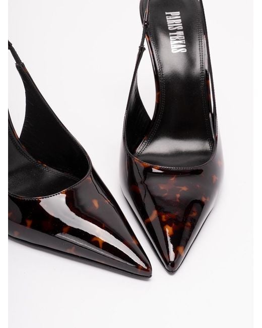 Paris Texas Black Lidia Slingback