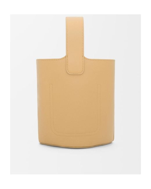 Loewe White Pebble Mini Bucket Bag