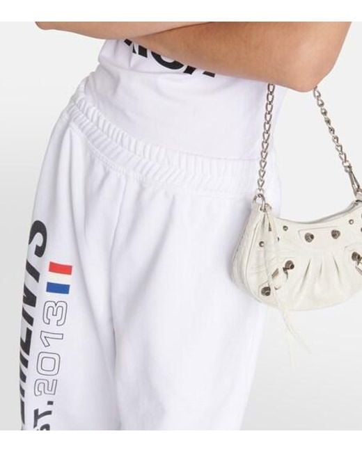 Vetements White Brand Logo Sweatpants