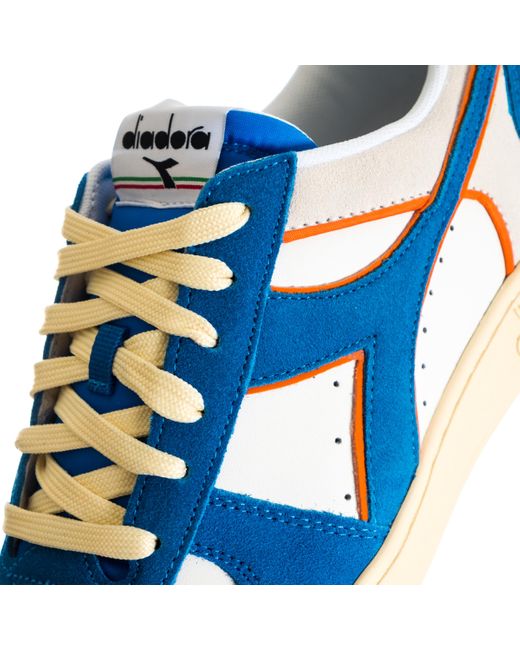 Diadora Blue Logo Low Upper Board Shoes for men