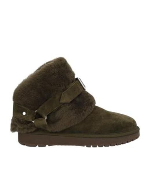 Burberry Brown Fleecelined Ankle Boots