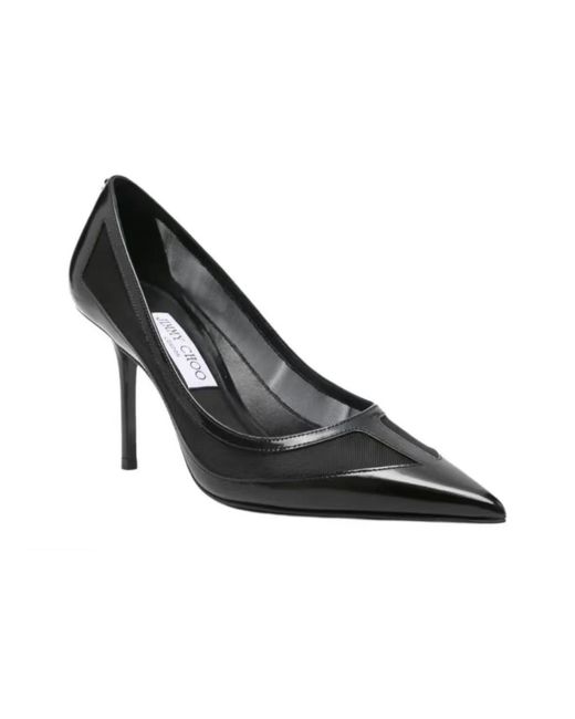 Jimmy Choo Black Pointed-Toe High Heels