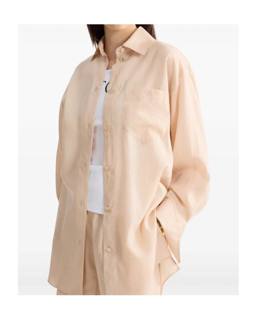 Patou White Oversize Beach Shirt