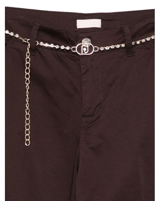 Liu Jo Brown High Waist Flared Jeans