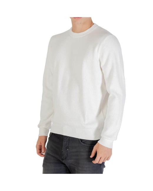 Antony Morato White Regular Fit Sweater for men
