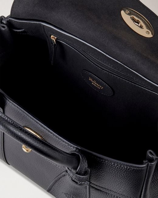 Mulberry Black Small Bayswater Top Handle Bag