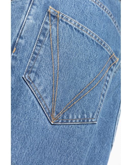 Vetements Blue High-Waisted Baggy Jeans for men