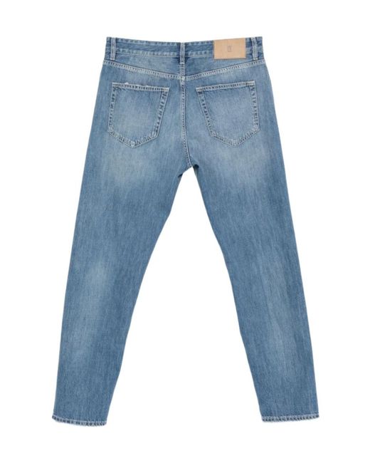 Pt Pantaloni Blue Button-Fastening Jeans for men
