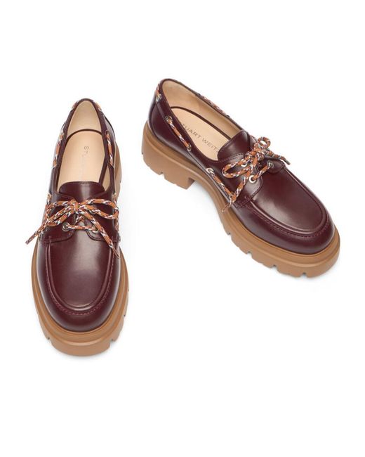 Stuart Weitzman Brown Hudson Moccasin