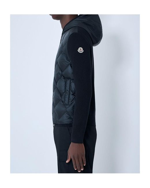 Moncler Blue Quilted Jacket for men