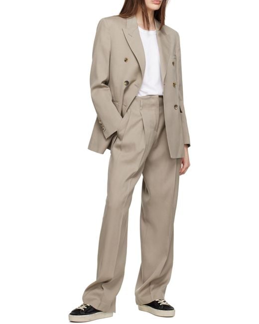 Golden Goose Deluxe Brand Gray Double-Breasted Blazer